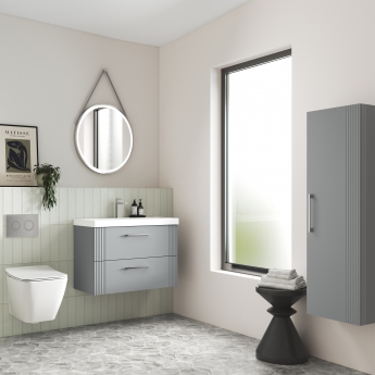 Nuie Fluted Bathroom Suite | NUTRFLTSG | HeatandPlumb.com