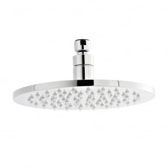 Nuie LED Round Fixed Shower Head 200mm Diameter - Chrome