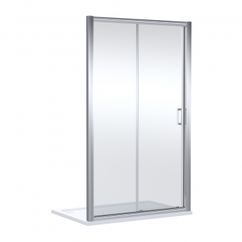 Lucie Chrome 8mm Sliding Shower Door