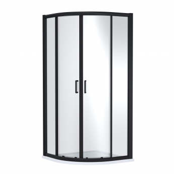 Lucie Black 8mm Quadrant Shower Enclosure