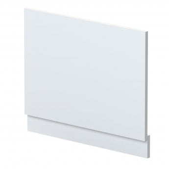 Nuie Blocks Straight Bath End Panel and Plinth 560mm H x 680mm W - Satin White