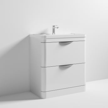 Parade 800mm 2-Drawer Floor Standing Vanity Unit