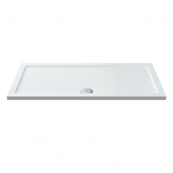 Nuie Pearlstone Rectangular Shower Tray 1400mm x 700mm - White