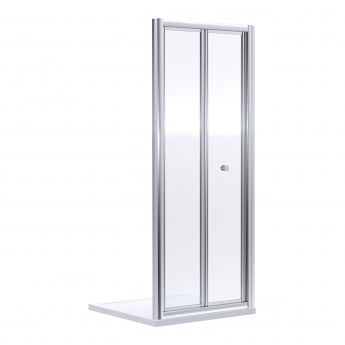 Rene Chrome Bi-Fold Shower Door - 4mm Glass