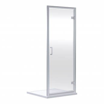 Rene Chrome Hinged Shower Door - 6mm Glass