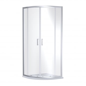 Rene Chrome Quadrant Shower Enclosure - 6mm Glass