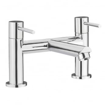 Nuie Series 2 Bath Filler Tap Pillar Mounted - Chrome