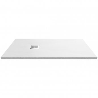 Nuie Slimline Slate Rectangular Shower Tray 1400mm x 800mm - White