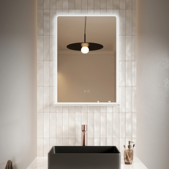 Orbit Charj LED Bathroom Mirror 700mm H x 500mm W