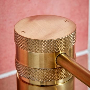 Orbit Core Mono Basin Mixer Tap - Brushed Brass