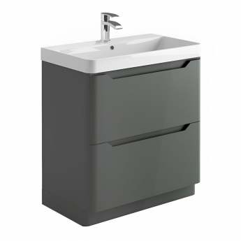 Orbit Ella 800mm 2-Drawer Floor Standing Vanity Unit