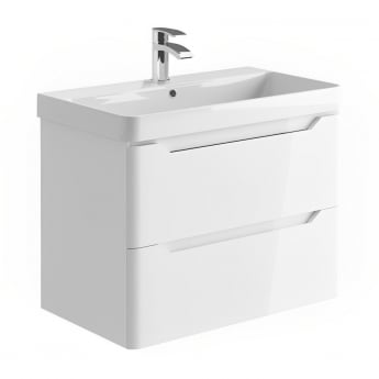 Orbit Ella 800mm 2-Drawer Wall Hung Vanity Unit