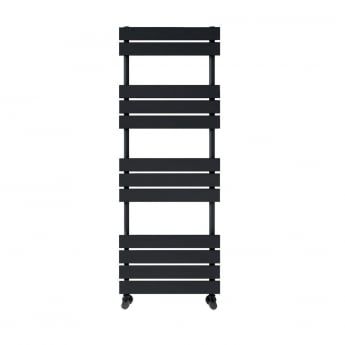 Orbit Life Black Flat Panel Designer Heated Towel Rail