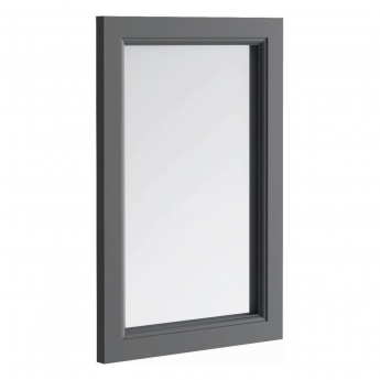 Orbit Harrogate Bathroom Mirror 900mm H x 600mm W - Spa Grey
