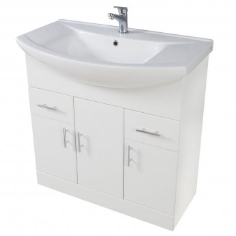 Orbit Verona Vanity Unit | 970mm | VERONA021+VERONA023 | Gloss White