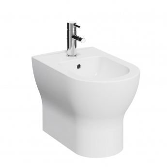 Prestige Eklipse Round Back to Wall Bidet 540mm Projection - 1 Tap Hole