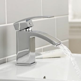 Prestige Flair Mono Basin Mixer Tap with Click Waste - Chrome