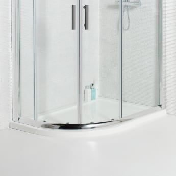 Prestige Foundation 45mm Offset Quadrant Shower Tray