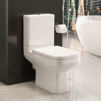 Prestige Trim Close Coupled Toilet with Cistern - Soft Close Seat