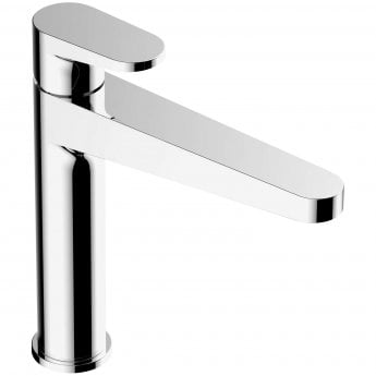 RAK Ischia Medium Height Basin Mixer Tap Without Waste - Chrome