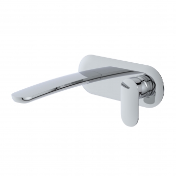 RAK Mercury Single Lever Basin Mixer Tap Wall Mounted - Chrome