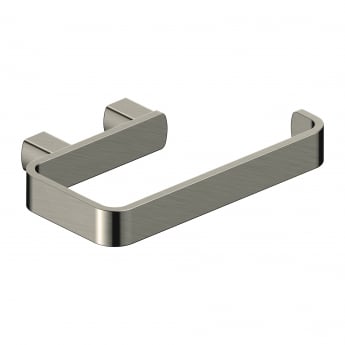 RAK Petit Square Toilet Paper Holder 135mm Wide - Brushed Nickel