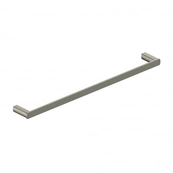 RAK Petit Square Single Towel Bar 470mm Wide - Brushed Nickel