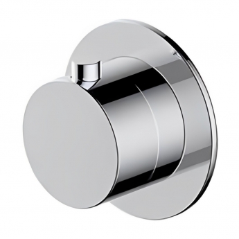 RAK Petit Round Concealed Single Outlet On/Off Valve - Brushed Nickel