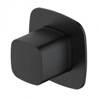 RAK Petit Square Concealed Diverter For Dual Outlet - Matt Black