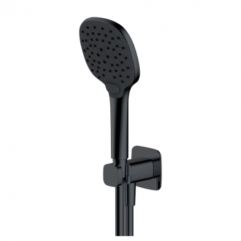 RAK Petit Square Shower Handset with Bracket - Matt Black