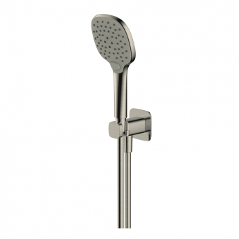 RAK Petit Square Shower Handset with Bracket - Brushed Nickel