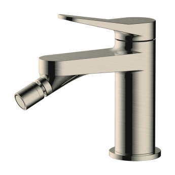 RAK Petit Round Bidet Mixer Tap - Brushed Nickel