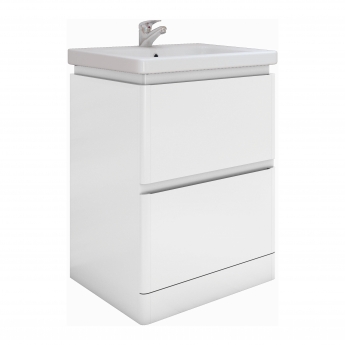 RAK Resort 650mm 2-Drawer Floor Standing Vanity Unit