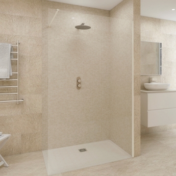 RAK Feeling 2000mm Wet Room Glass Shower Screen