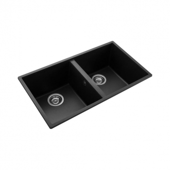 Rangemaster Oridian 2.0 Bowl Kitchen Sink with Waste Kit 760mm L x 435mm W - Charcoal