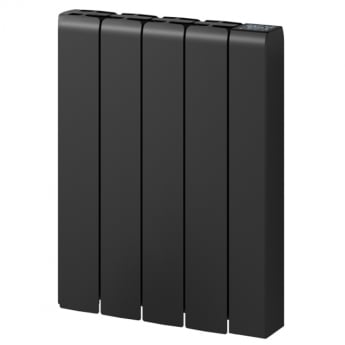 Reina Aron Die Cast Horizontal Electric Aluminium Black Radiator