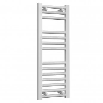 Reina Diva Straight Heated Towel Rail 800mm H x 300mm W White