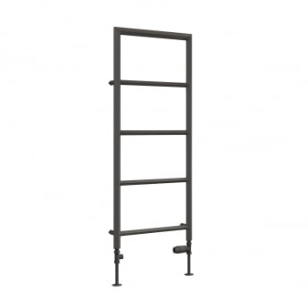 Reina Dora Designer Heated Towel Rail 1200mm H x 500mm W - Anthracite