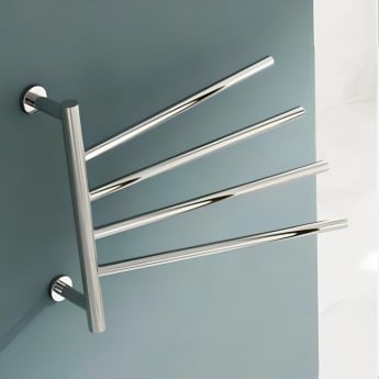 Reina Rance Electric Designer Heated Towel Rail 455mm H x 500mm W Polished