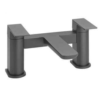 Sagittarius Ravenna Bath Filler Tap Pillar Mounted - Graphite Grey