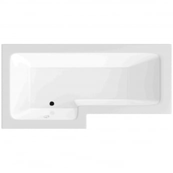 Signature Ardmore L-Shaped Shower Bath 1700mm x 700mm/850mm - Left Handed