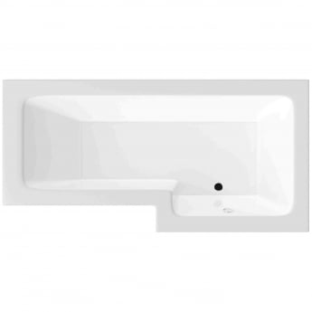 Signature Ardmore L-Shaped Shower Bath 1700mm x 700mm/850mm - Right Handed