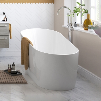 Signature Mineral Freestanding Slipper Bath with Integrated Waste 1500mm x 700mm