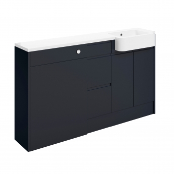 Signature Bergen 3-Drawer and 2-Door 1542mm Toilet and Basin Combination Unit