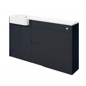 Signature Bergen 3-Drawer and 2-Door 1542mm Toilet and Basin Combination Unit