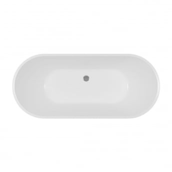 Signature Deco Fluted Double Ended Freestanding Bath 1700mm x 750mm 0 Tap Hole