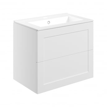 Signature Duke 610mm 2-Drawer Wall Hung Vanity Unit