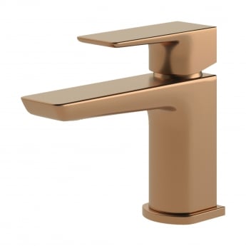 Signature Glide Mono Basin Mixer Tap Single Handle with Waste - Brushed Bronze