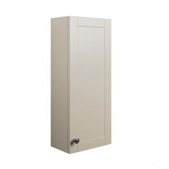 Signature Malmo Wall Hung 1-Door Storage Unit 300mm Wide - Matt Latte