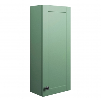 Signature Malmo Wall Hung 1-Door Storage Unit 300mm Wide - Matt Sage Green